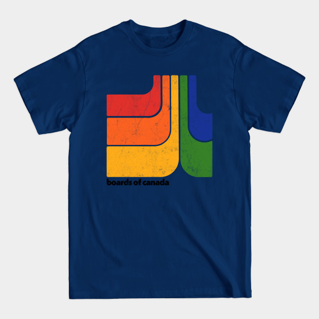 Retro 70s Style Boards Of Canada Fan Art Boards Of Canada TShirt Designed & Sold By Gary West